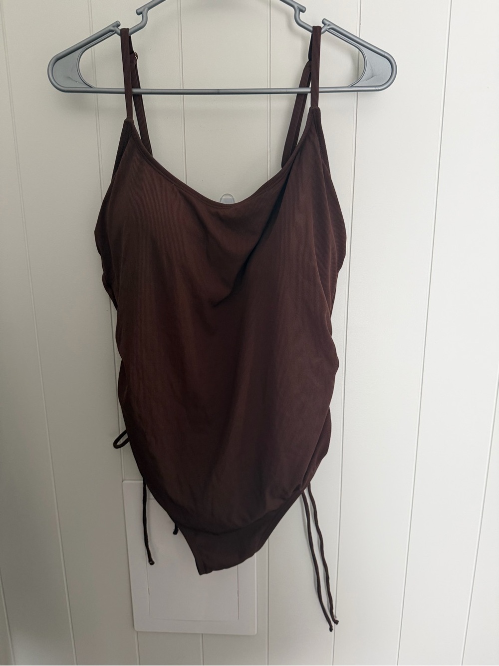 Shade & Shore Brown One-Piece Swimsuit